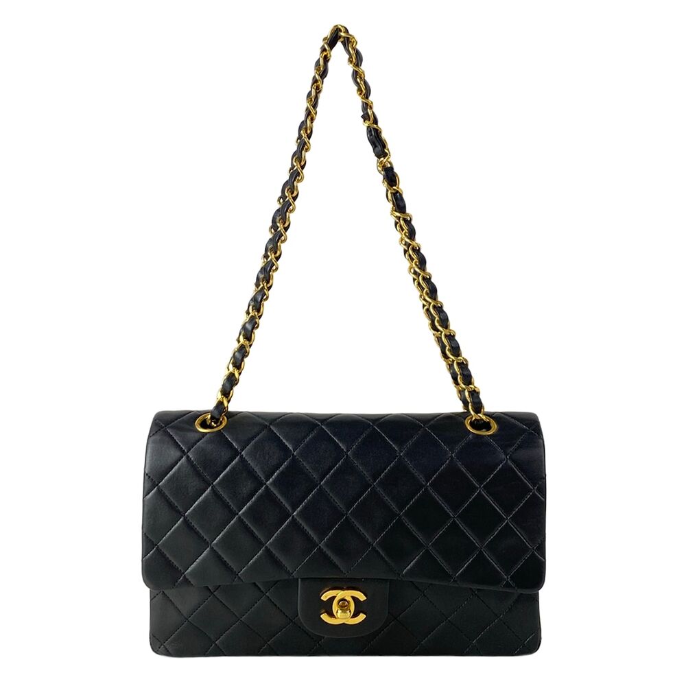 Chanel Double Flap Matelasse Shoulder Bag A01112